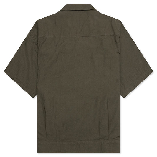 Belted Officer S/S Shirt - Olive Drab