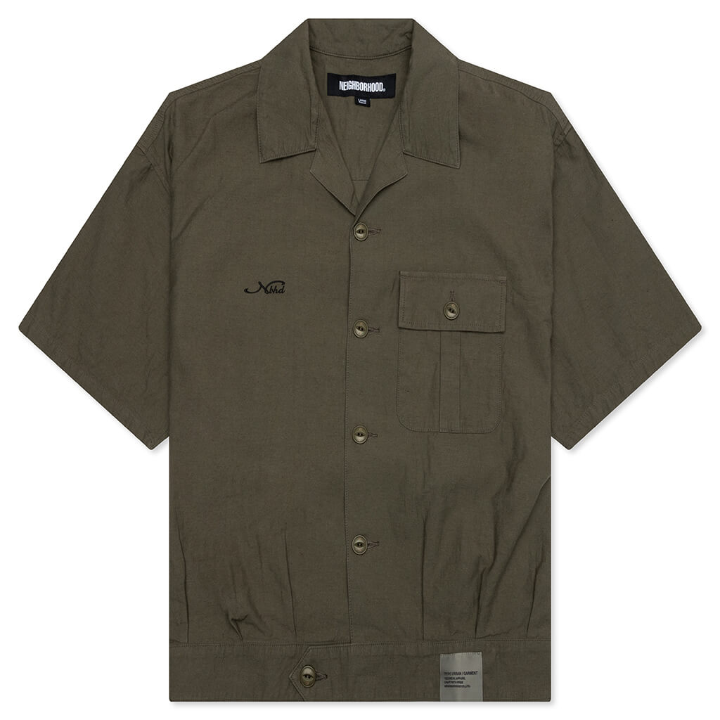 Belted Officer S/S Shirt - Olive Drab