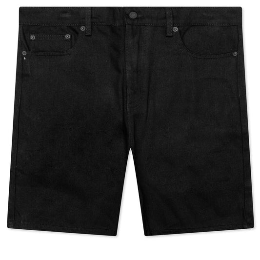 Berry Wide Denim Short - Jet Black