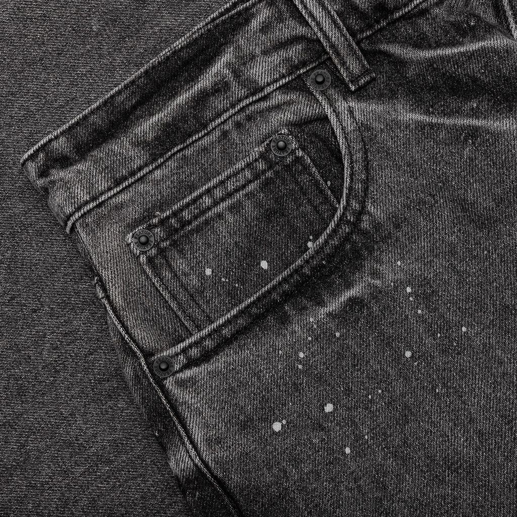Berry Wide Denim Short - Vintage Black