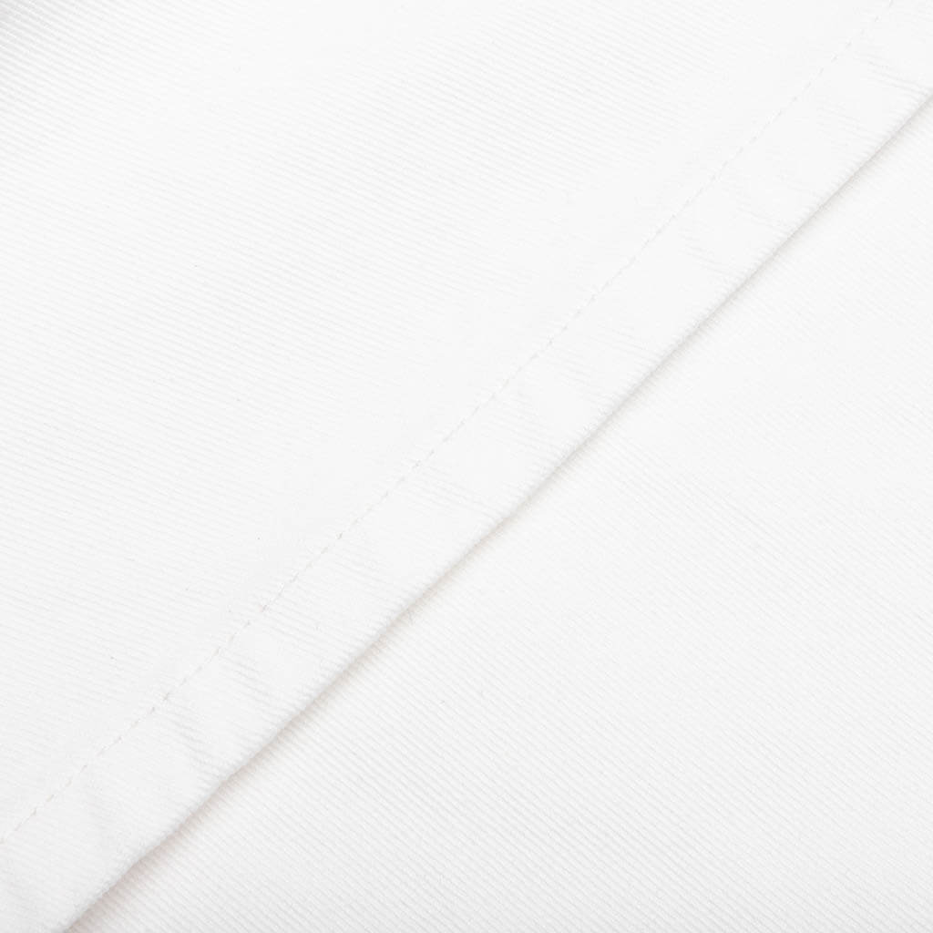 Berry Wide Denim Short - Washed White