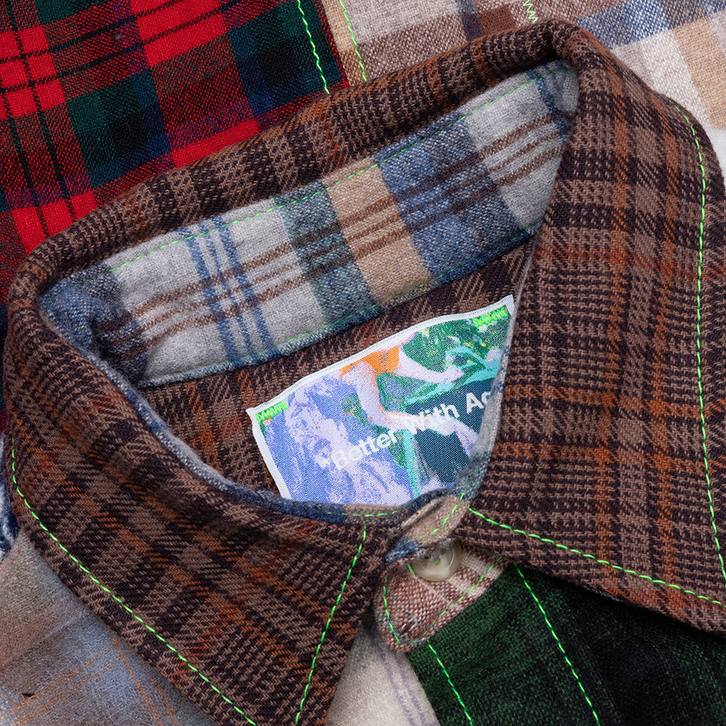 *Better with Age x Pendleton Whitney Reversible Flannel Overshirt - Multi