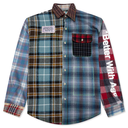 *Better with Age x Pendleton Whitney Reversible Flannel Overshirt - Multi