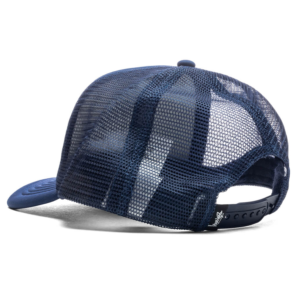 Big Basic Trucker Cap - Dark Blue