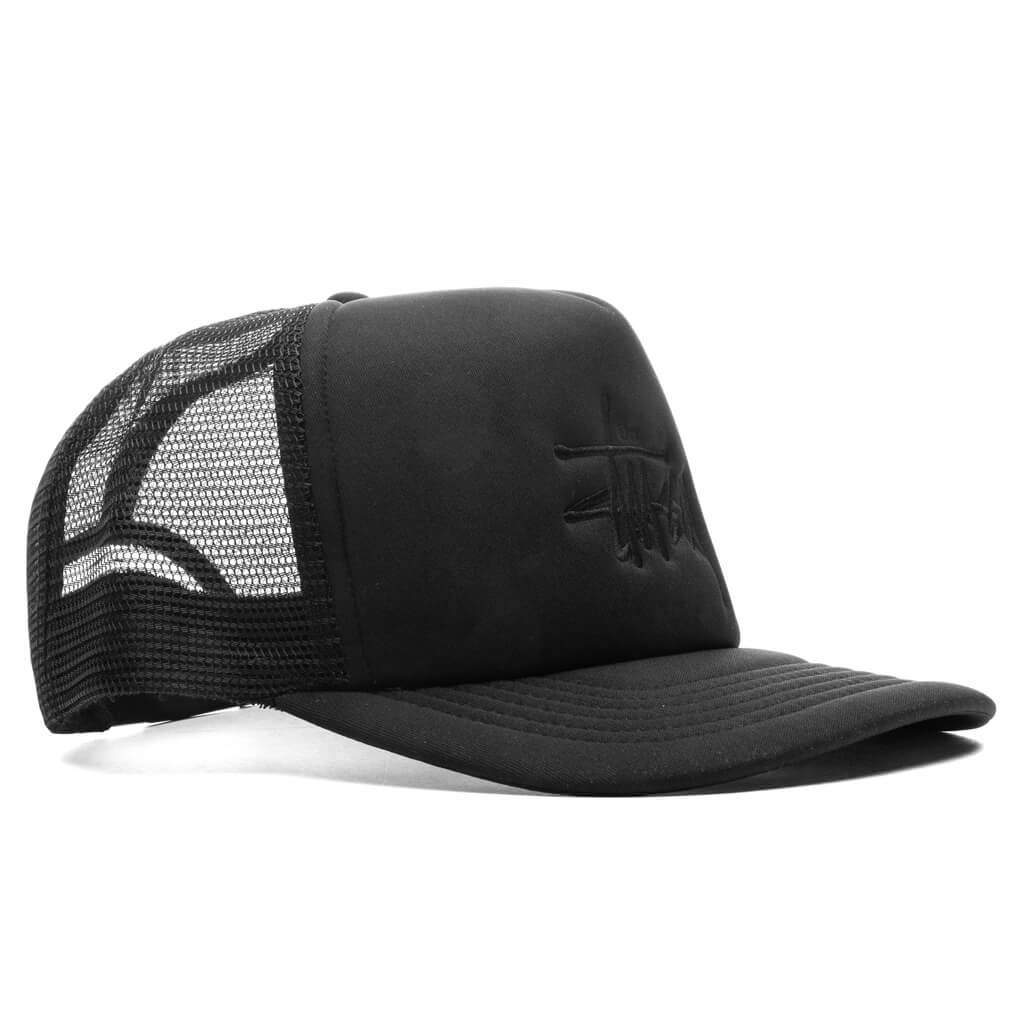 Big Basic Trucker Cap - Shadow Black