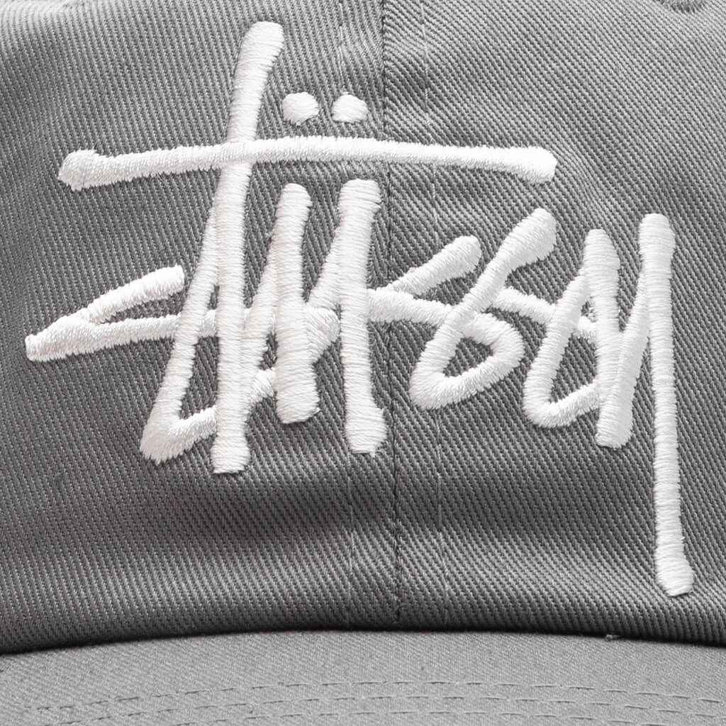 Big Basic Vintage Cap - Steel Grey