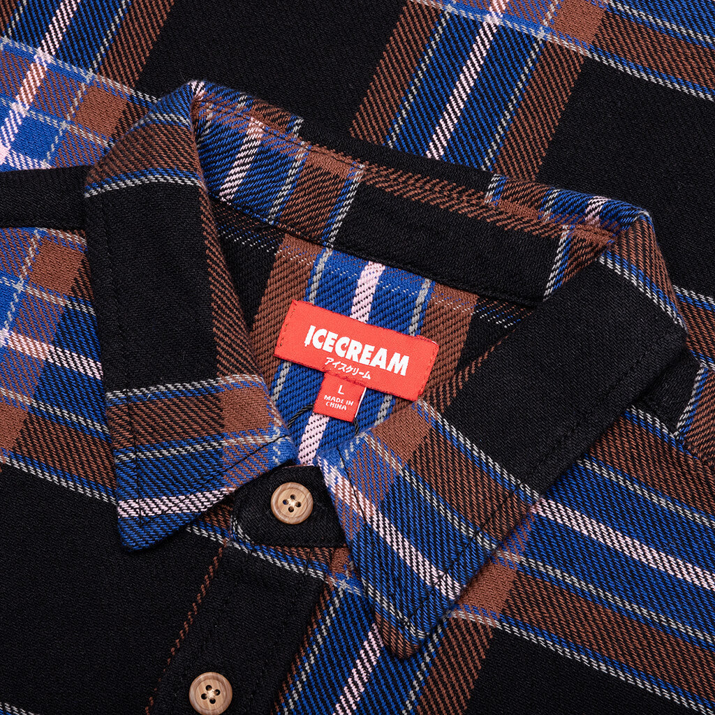 Big Drip L/S Woven - Plaid