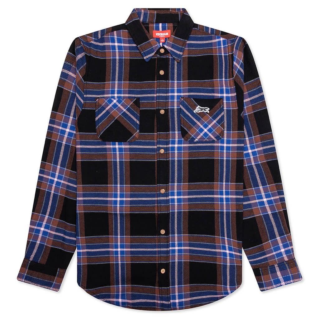 Big Drip L/S Woven - Plaid