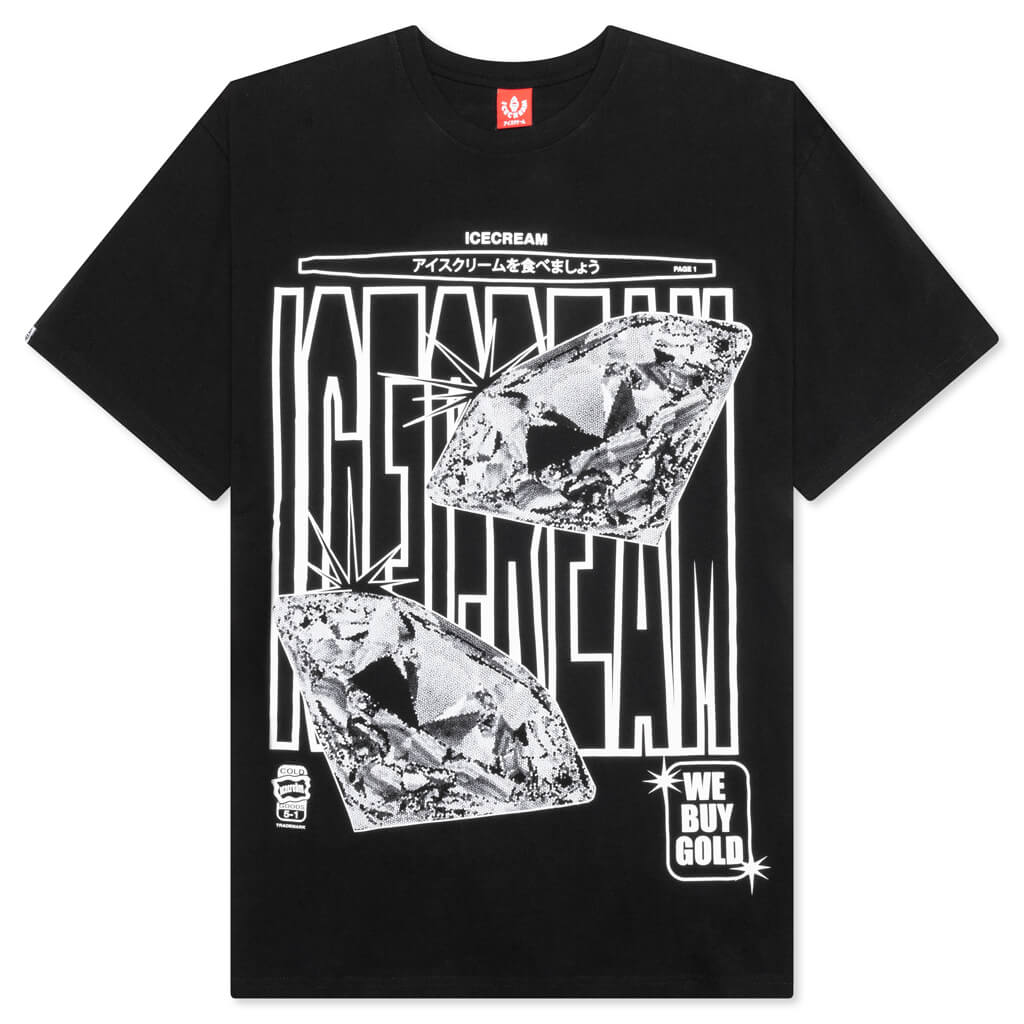 Big Rocks Ss Tee - Black