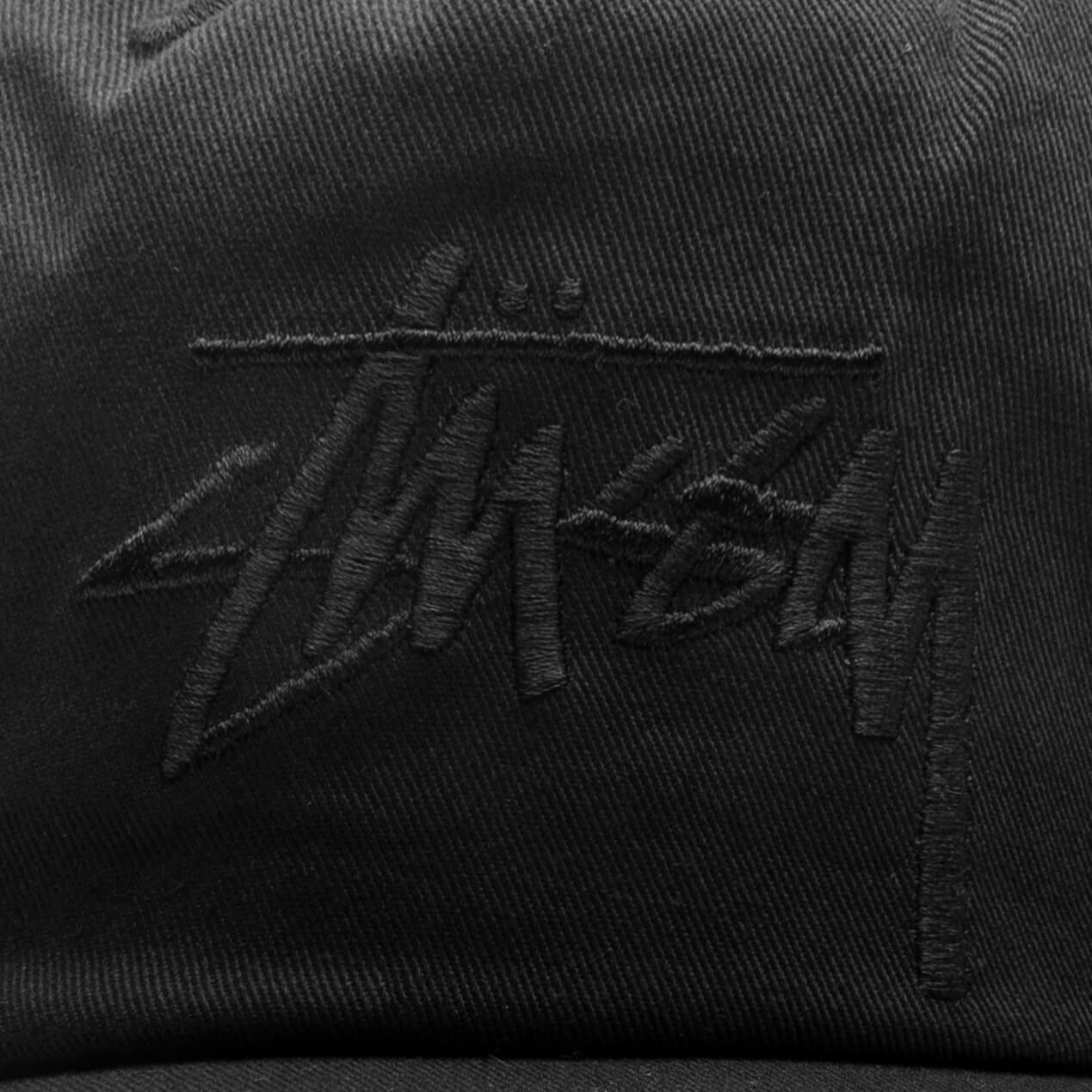 Big Stock Mid Depth Cap - Black