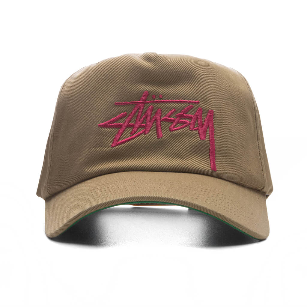 Big Stock Mid Depth Cap - Khaki