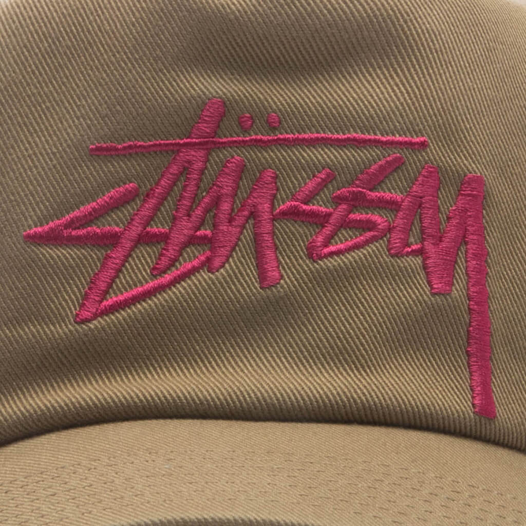 Big Stock Mid Depth Cap - Khaki