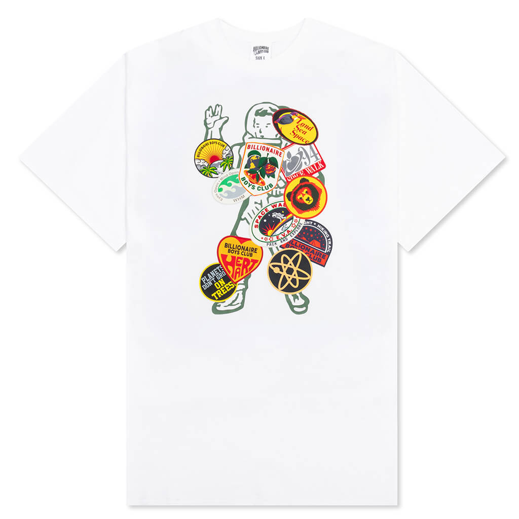 Land Sea Space S/S Tee - White