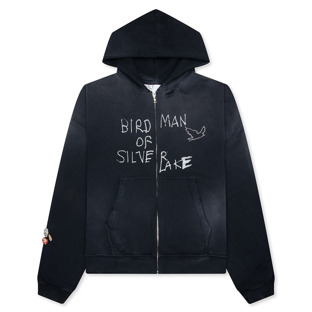 Birdman Of Silver Lake Hooded Sweatshirt - Black