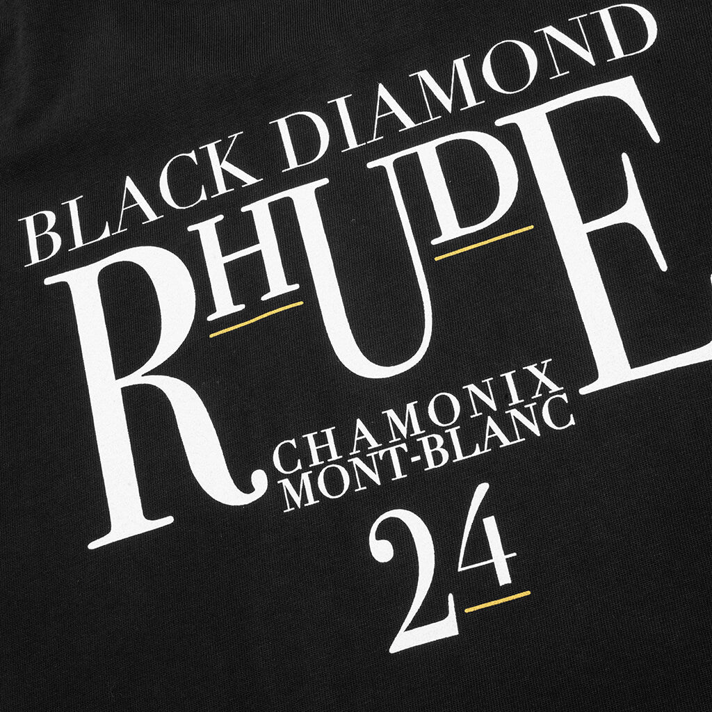Black Diamond Tee - Vintage Black