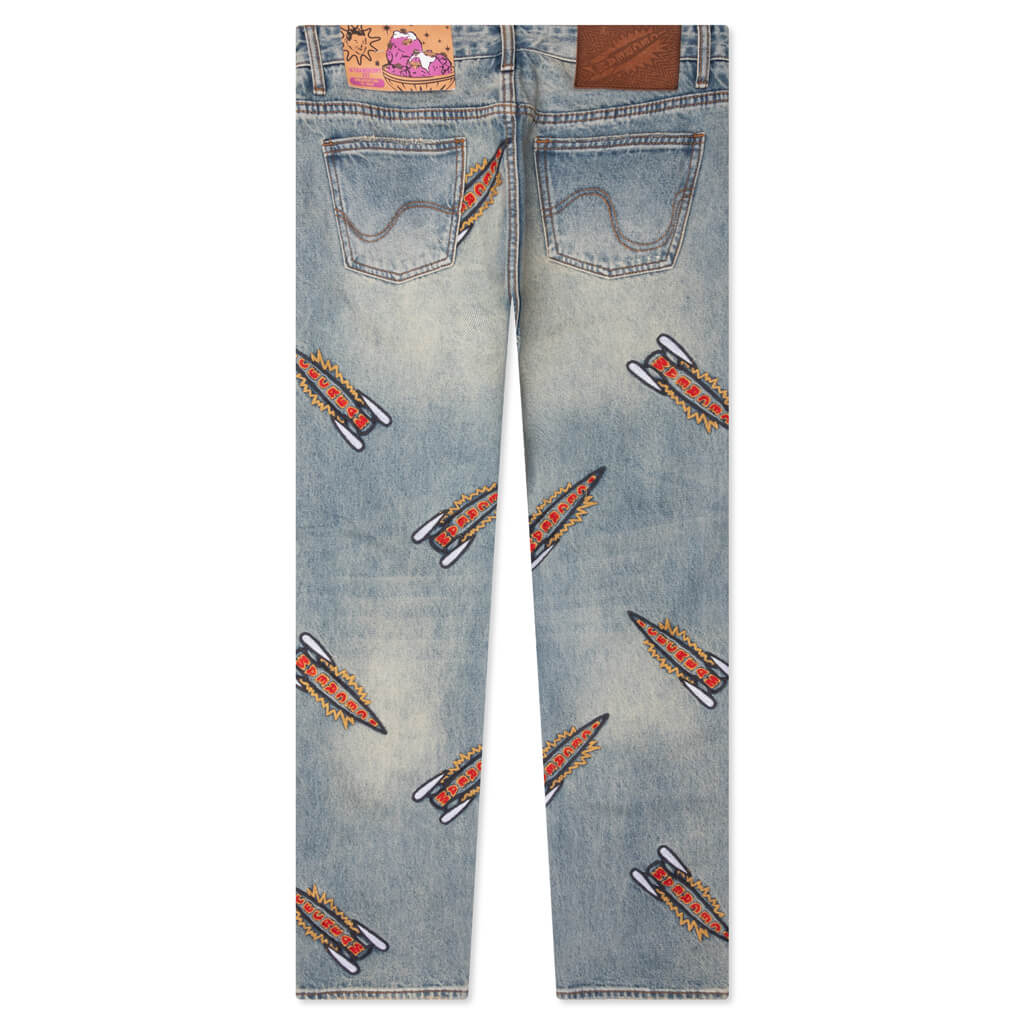 Strawberry Fit Blast Off Jeans - Hot Fudge
