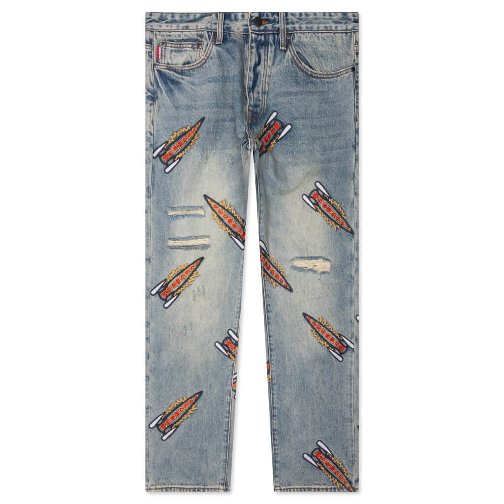 Strawberry Fit Blast Off Jeans - Hot Fudge