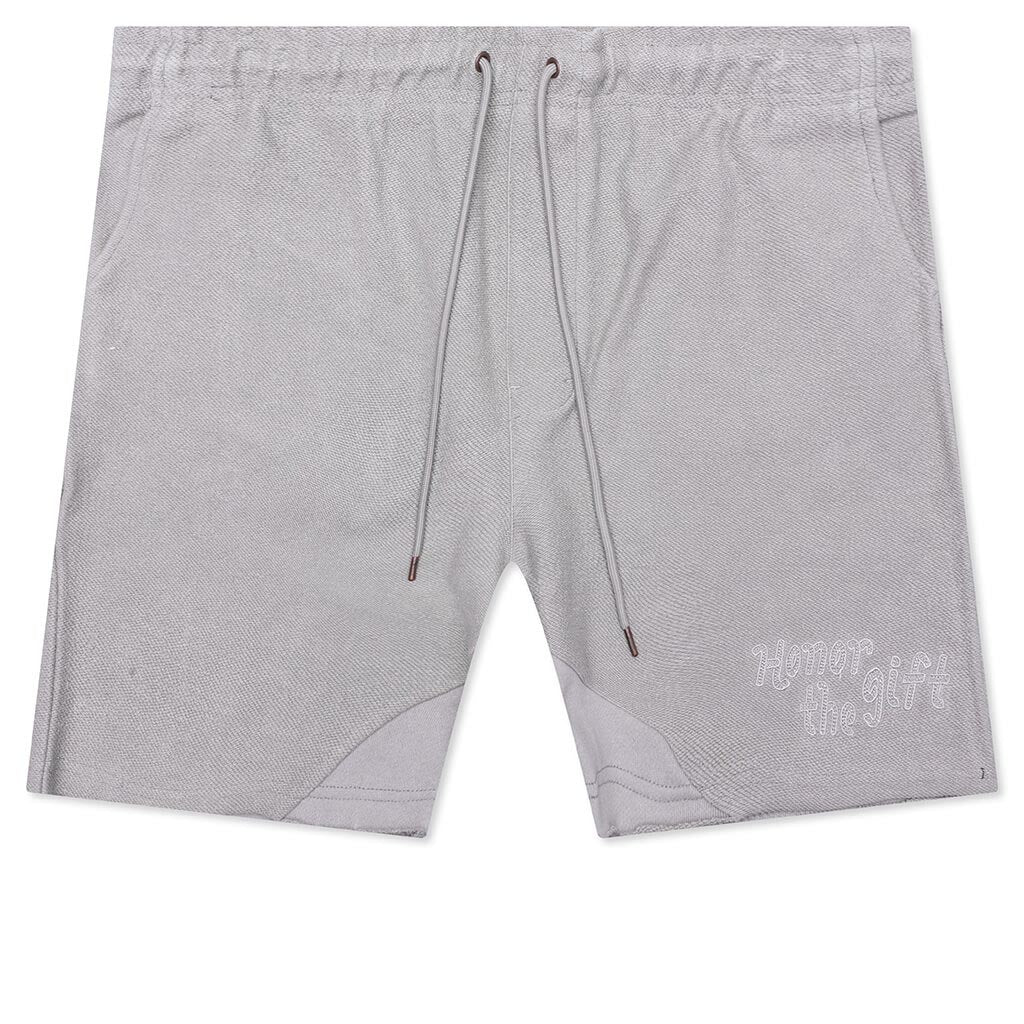 Block Party Reverse Terry Short - Stone