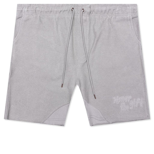 Block Party Reverse Terry Short - Stone