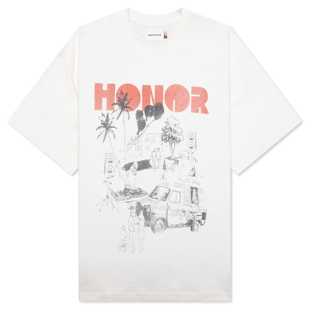 Block Party T-Shirt - Bone