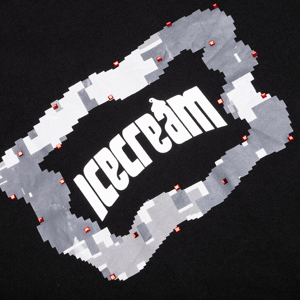 Blurred S/S Tee - Black