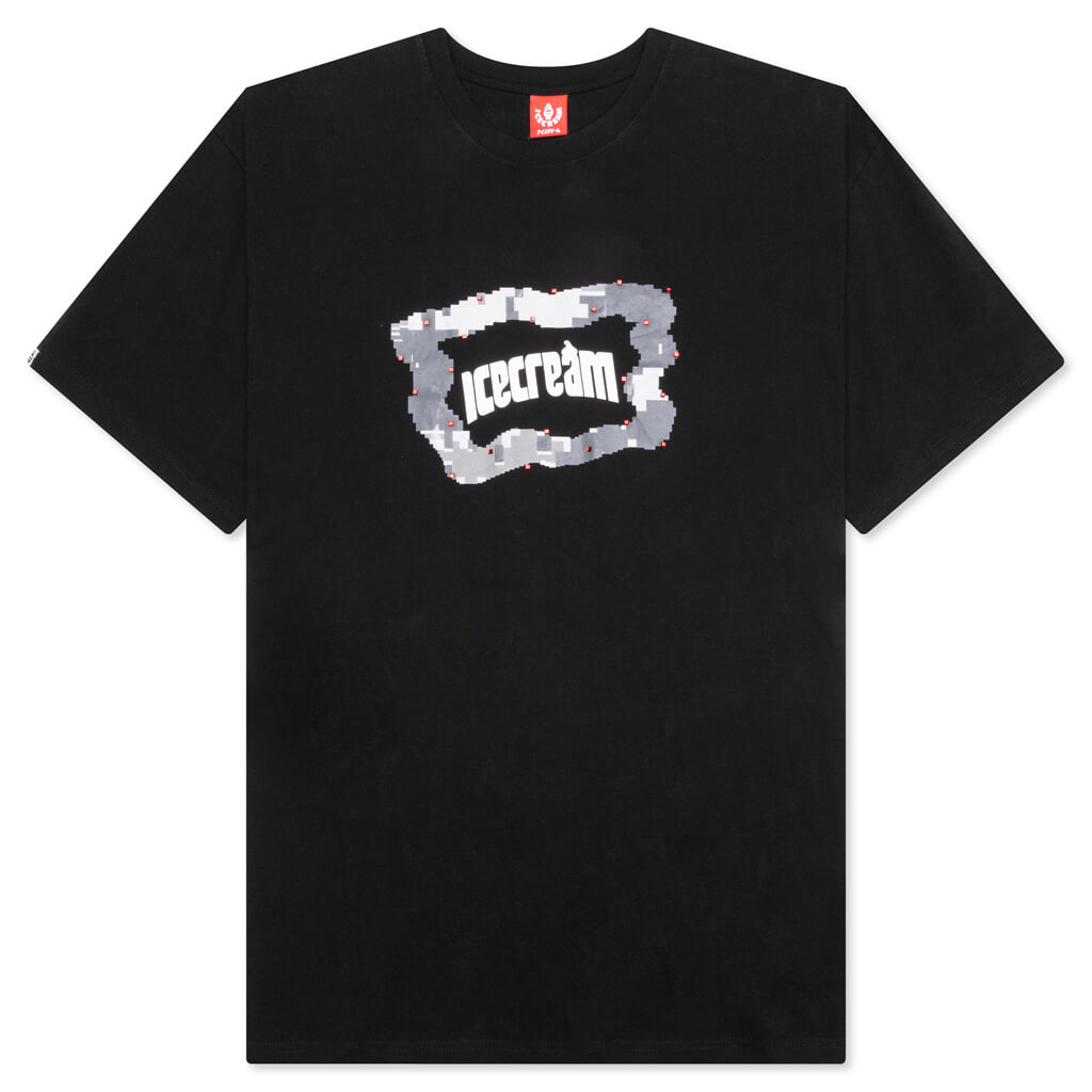 Blurred S/S Tee - Black