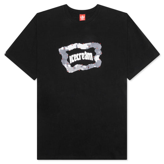 Blurred S/S Tee - Black
