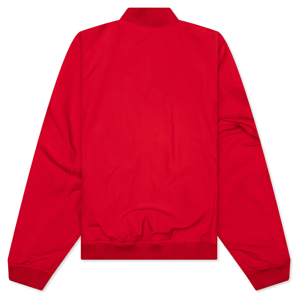 Bomber Track Jacket - Red