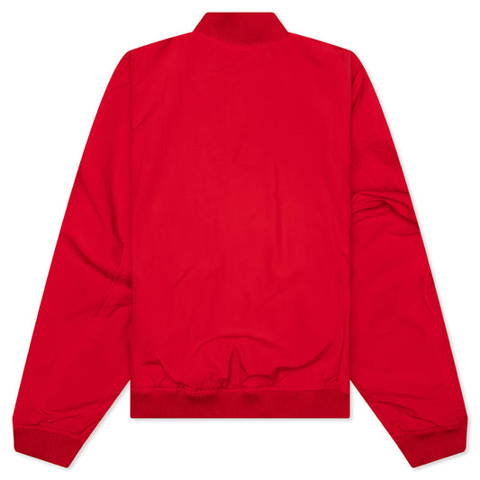 Bomber Track Jacket - Red