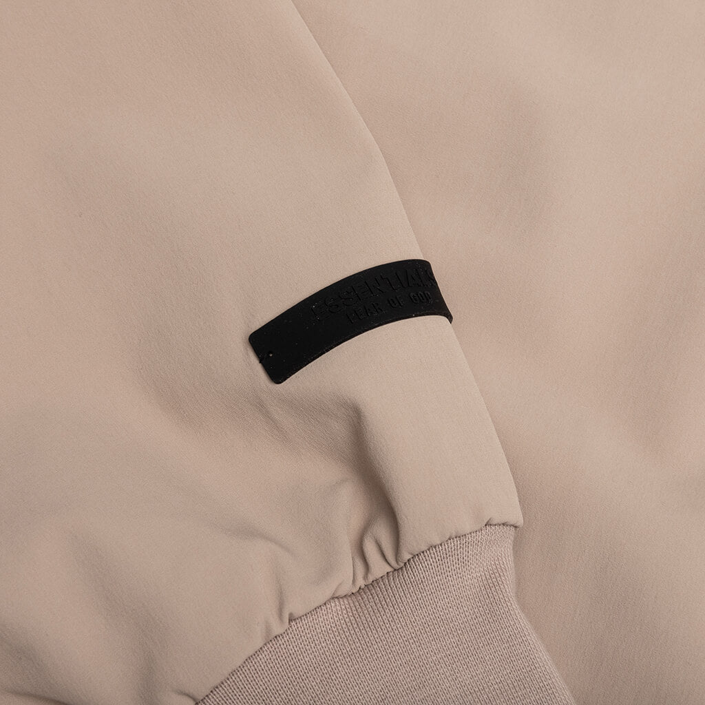 Bonded Nylon Bomber Jacket - Desert Sand
