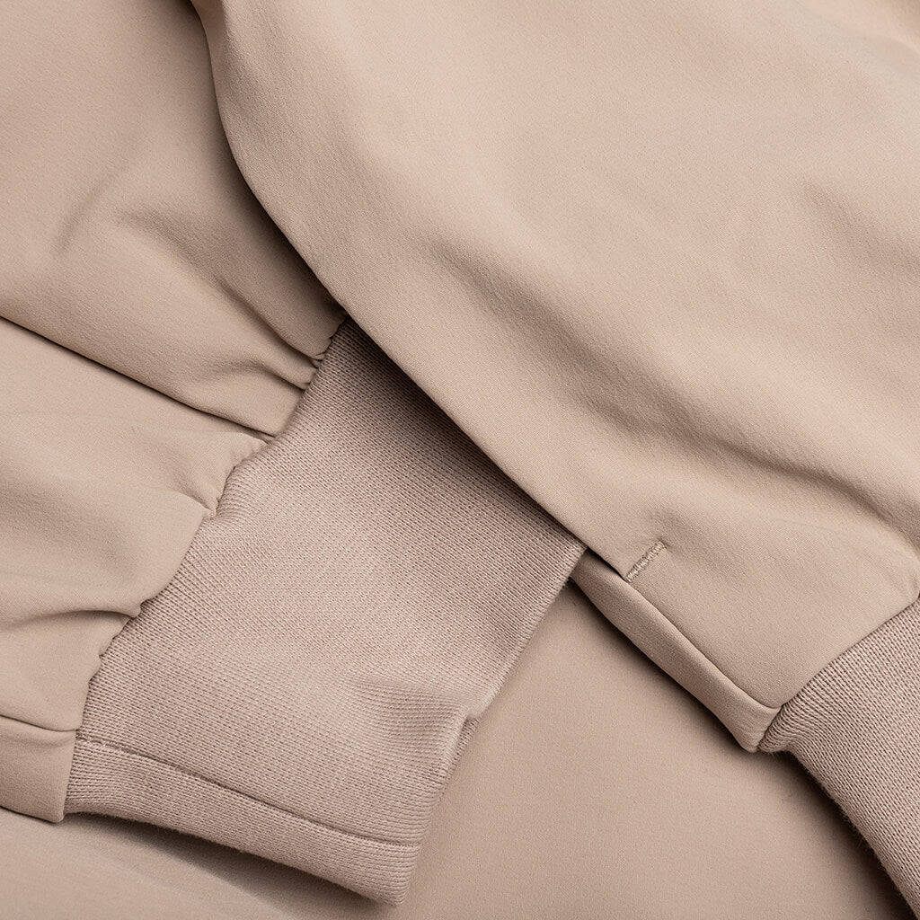 Bonded Nylon Bomber Jacket - Desert Sand