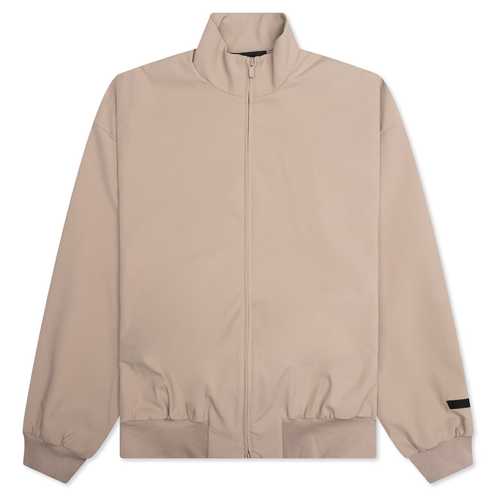 Bonded Nylon Bomber Jacket - Desert Sand