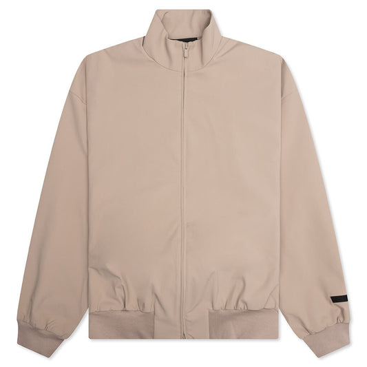 Bonded Nylon Bomber Jacket - Desert Sand