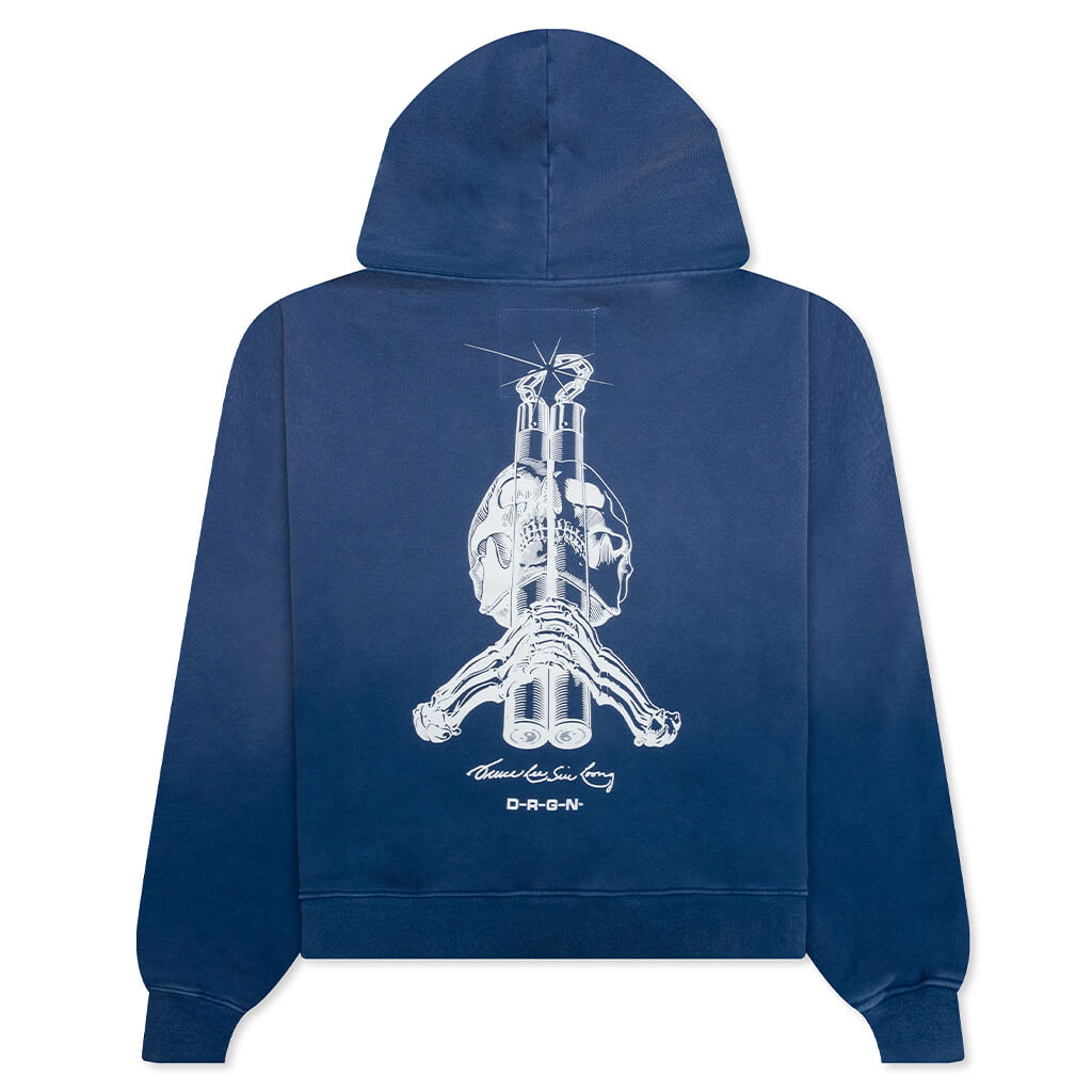 Bones Hoodie - Faded Navy
