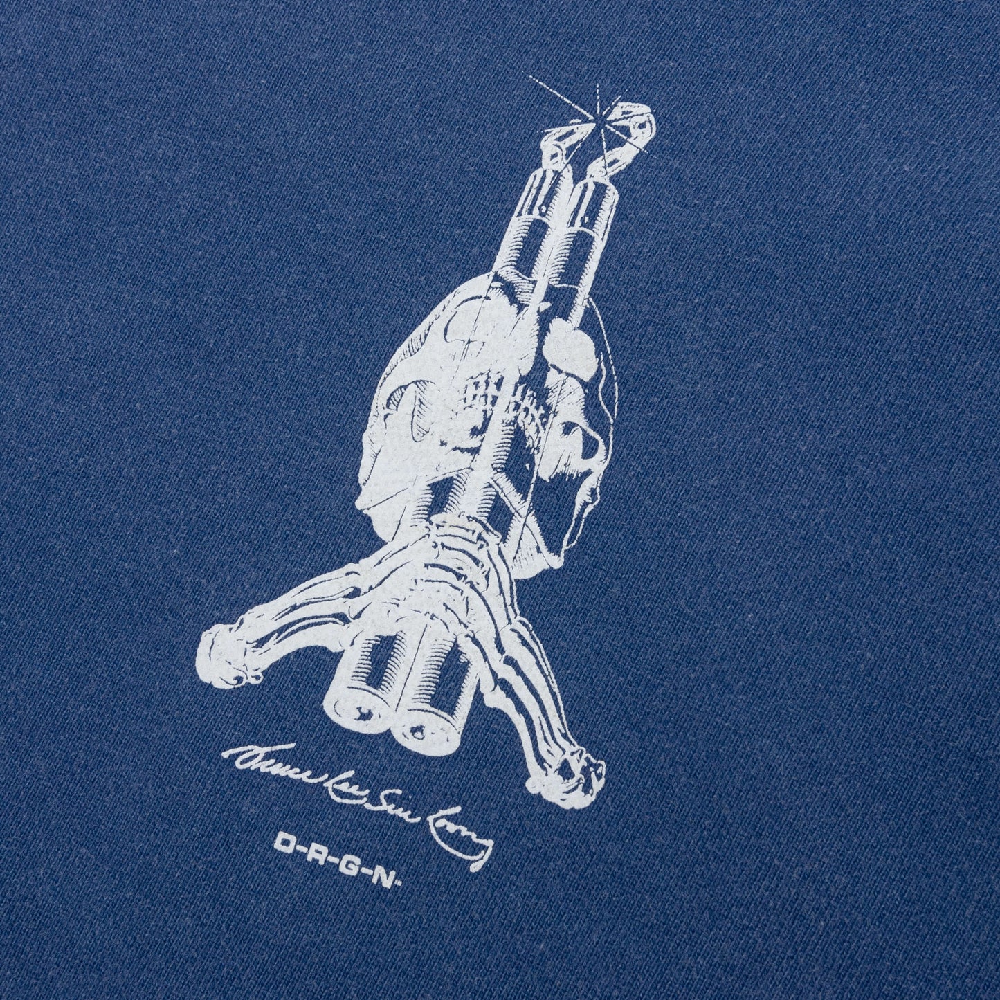 Bones Hoodie - Faded Navy
