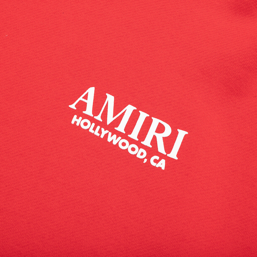 Bones Stacked Hoodie - Red