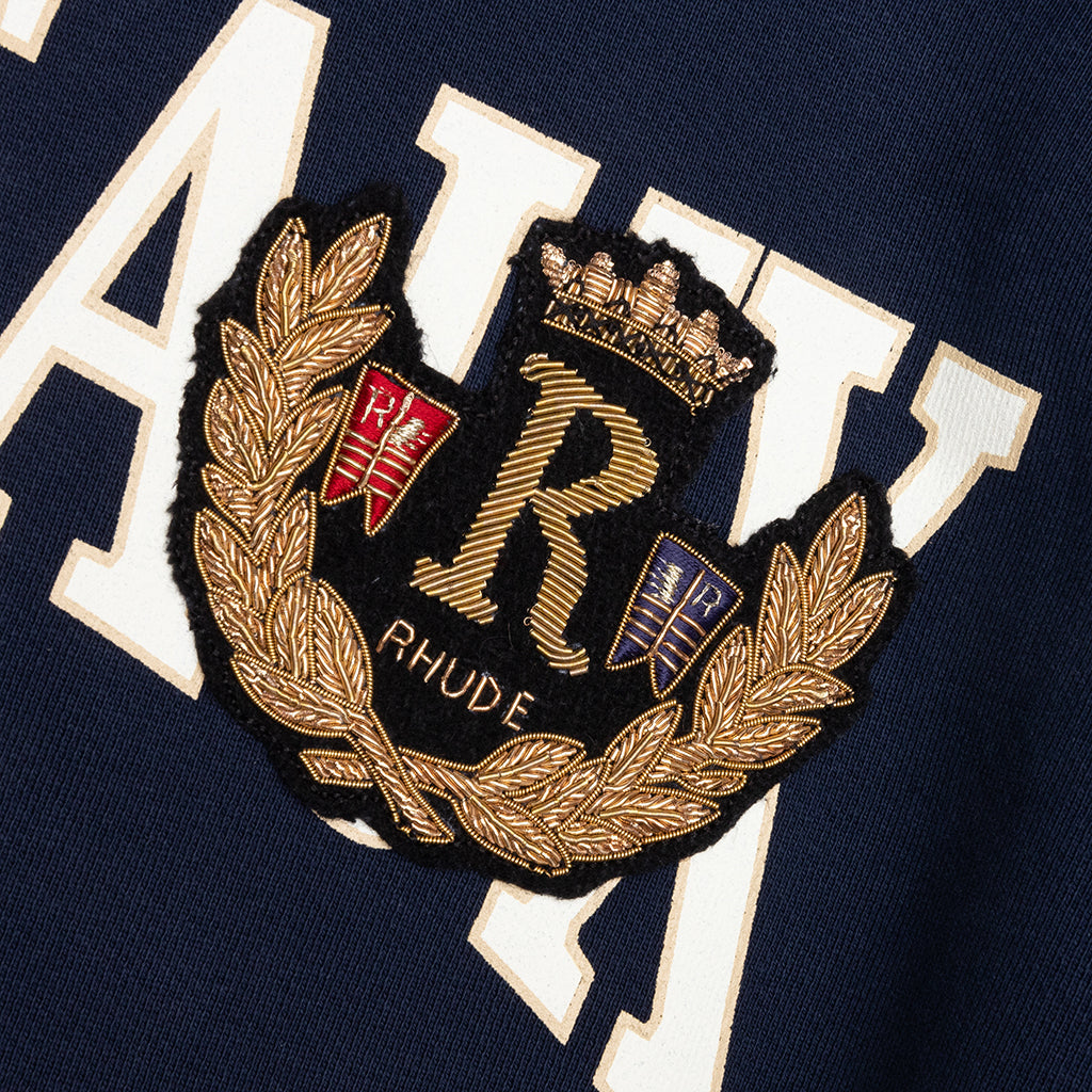 Bordeaux Crewneck - Navy