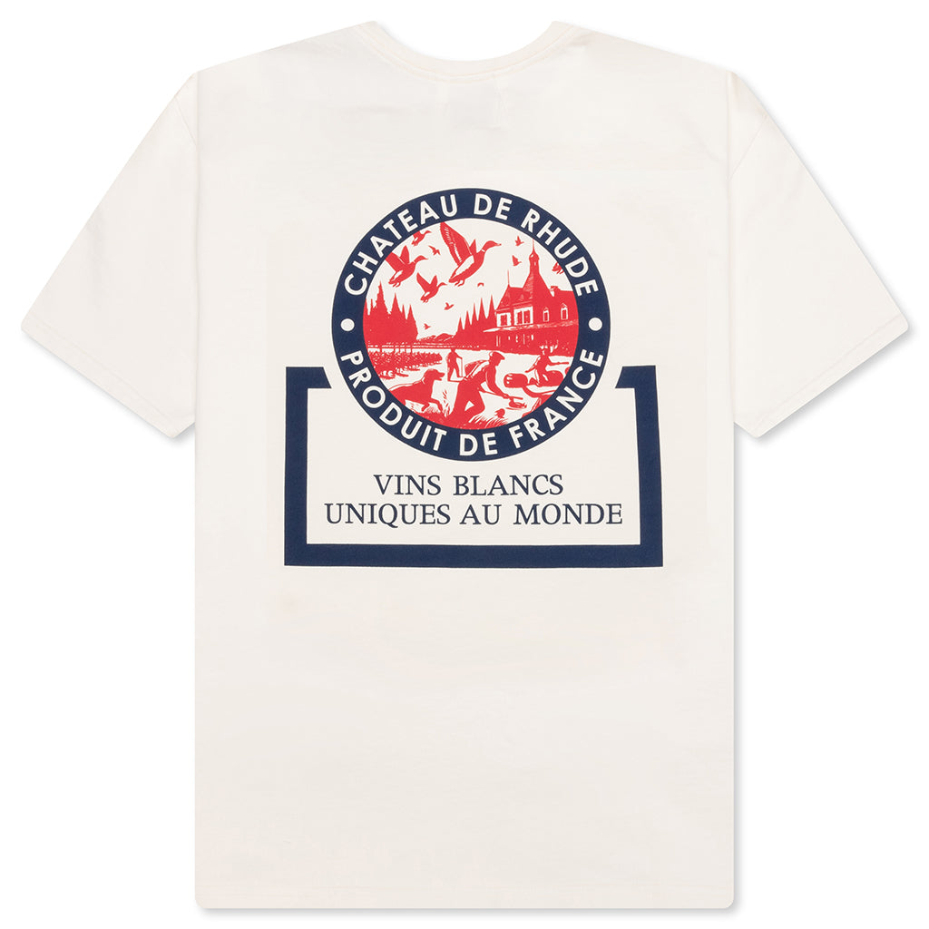 Bordeaux Wine Tee - Vintage White