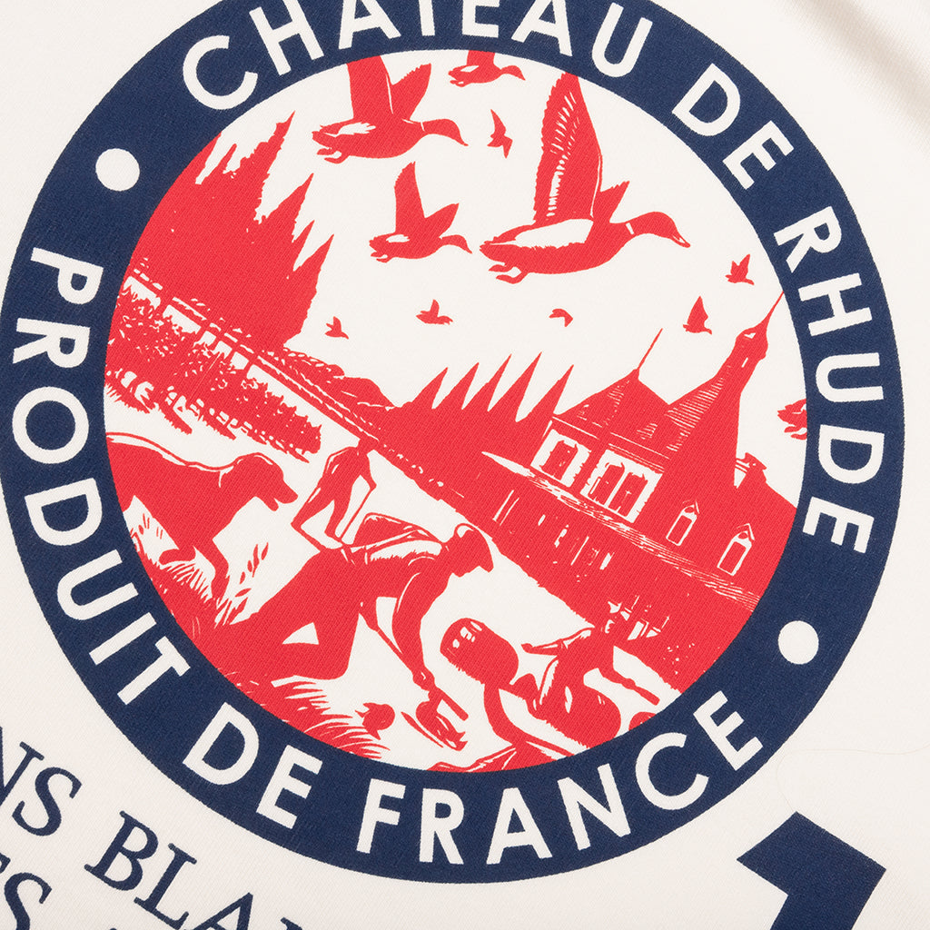 Bordeaux Wine Tee - Vintage White