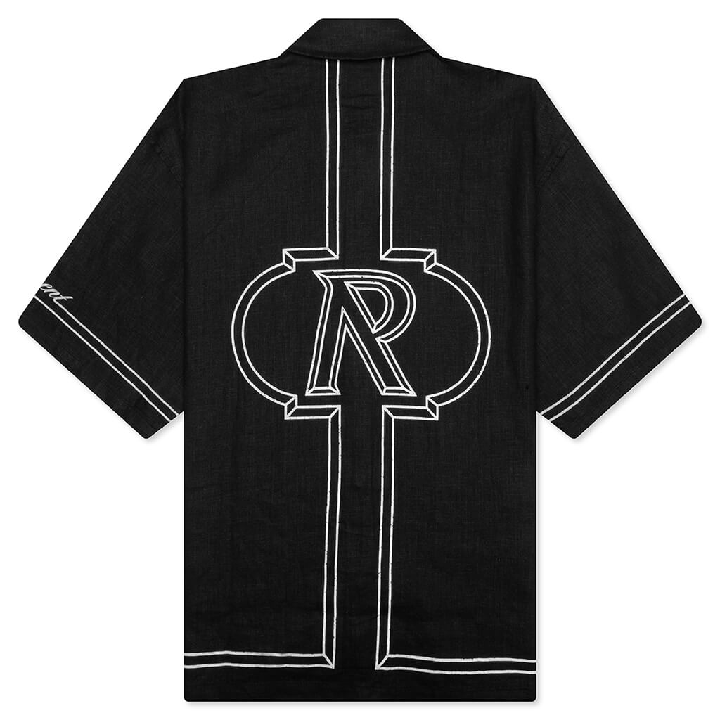 Border Shirt - Jet Black