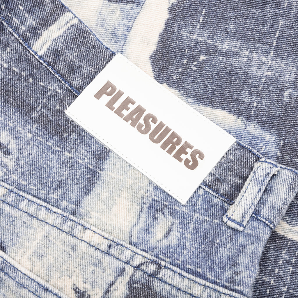 Boro Baggy Jorts - Indigo
