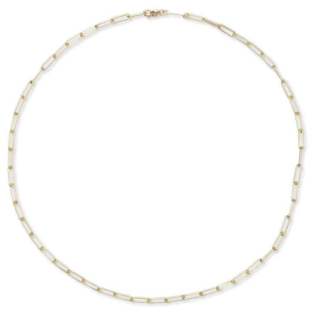 Box Chain Gold - S925 Sterling Silver with 18K Gold Plating