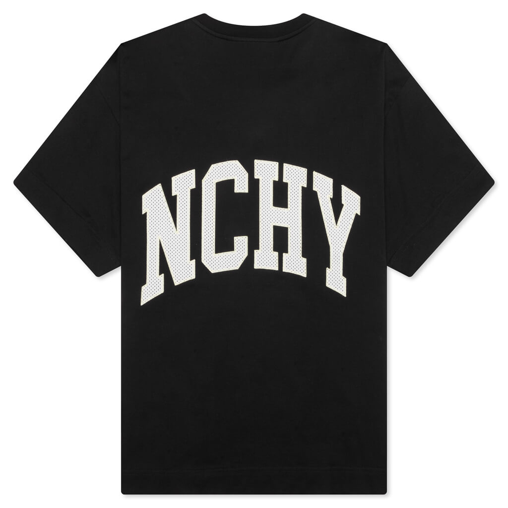 College Boxy Fit T-Shirt - Black