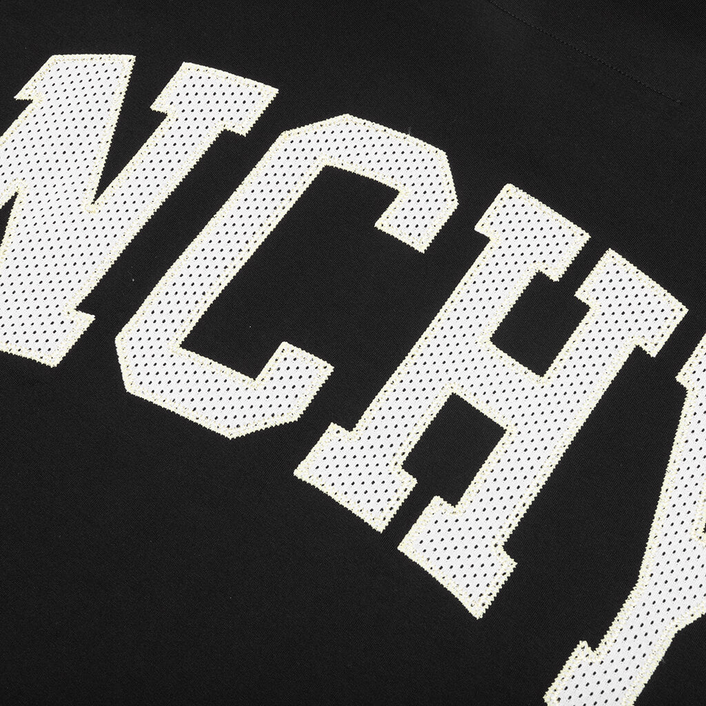 College Boxy Fit T-Shirt - Black