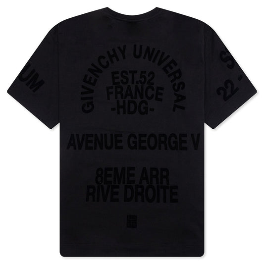 Boxy Fit T-Shirt - Black