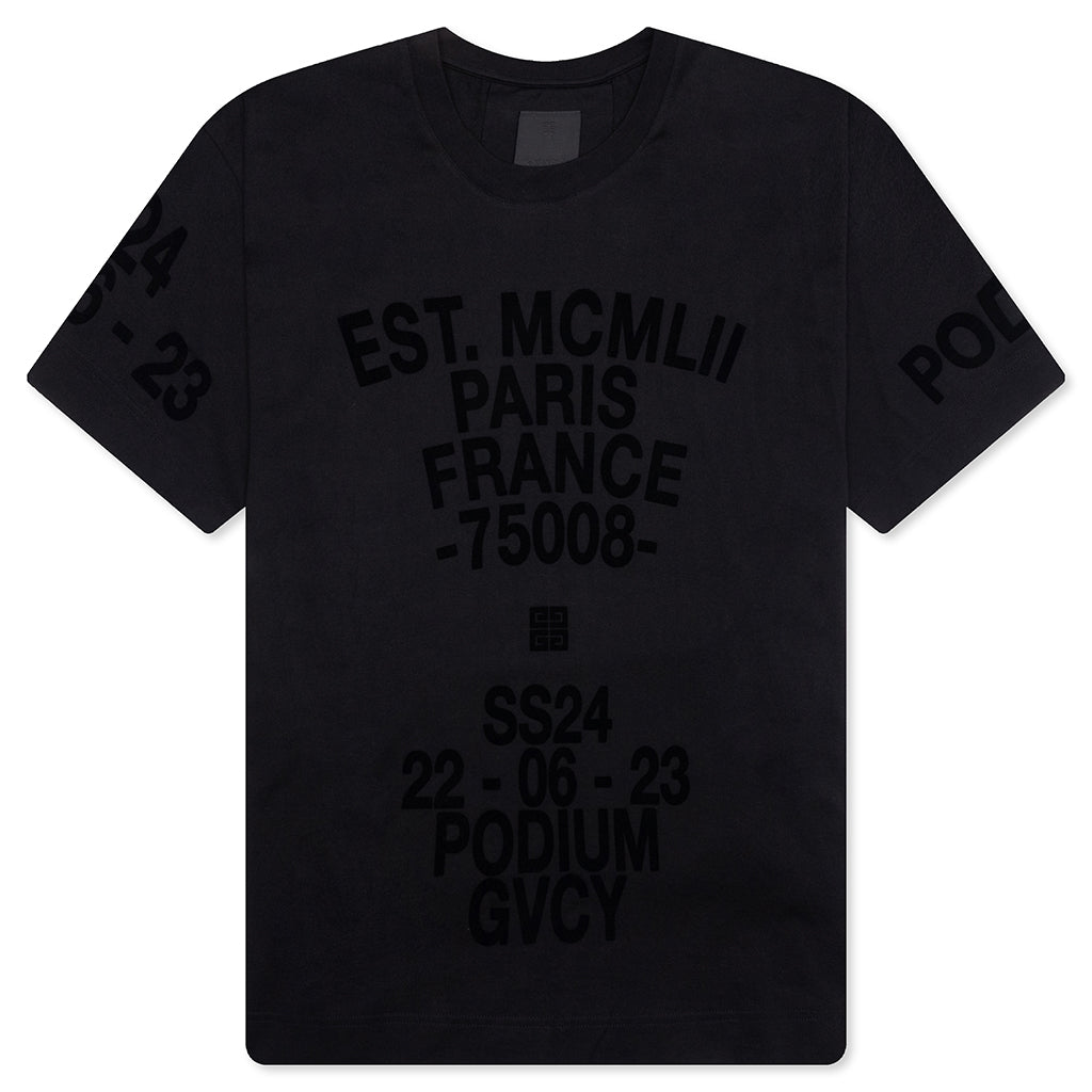Boxy Fit T-Shirt - Black