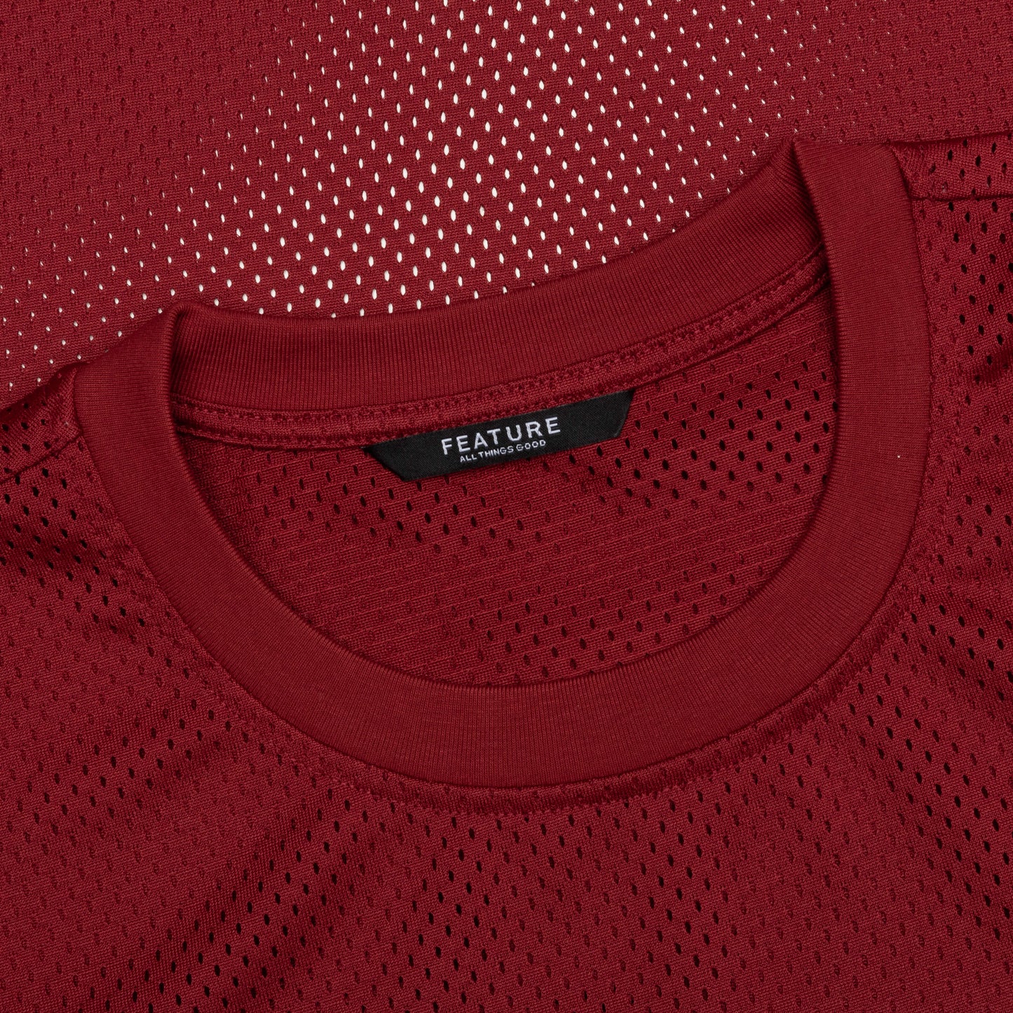 Boyer Mesh Tee - Burgundy