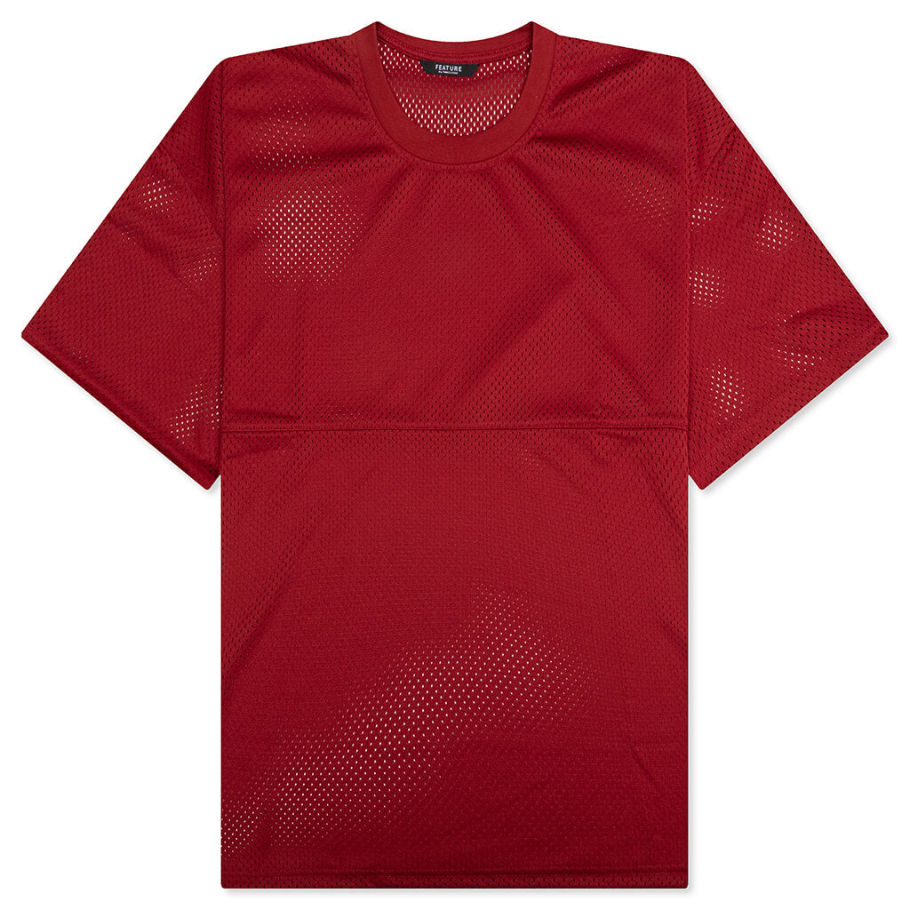 Boyer Mesh Tee - Burgundy