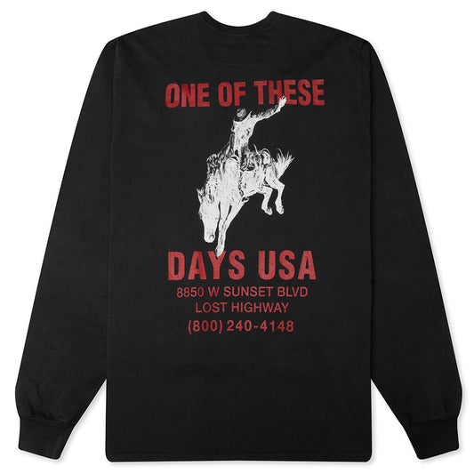 Break On Through Long Sleeve T-Shirt - Black