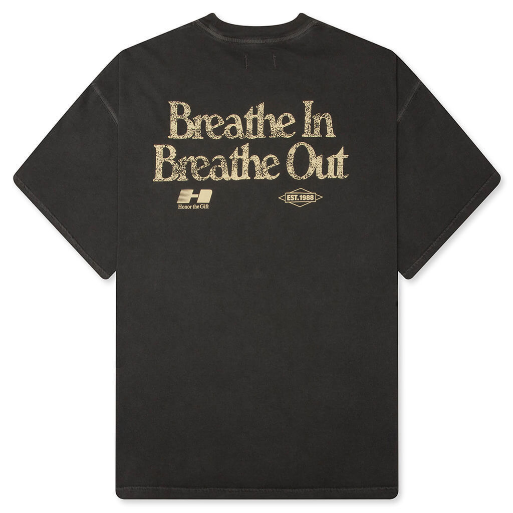 Breathe In Breathe Out S/S Tee - Black